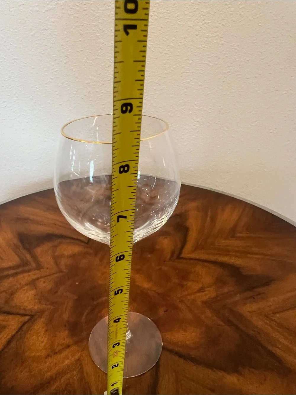 6 Lenox Eternal Gold Signature Wine Glasses 8” - Pristine  Condition - Picture 8 of 10